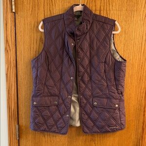 Eddie Bauer Quilted Plum Vest